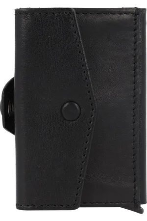 TOM TAILOR Leren Kaarthoes Jemy Credit Card Slider Zwart