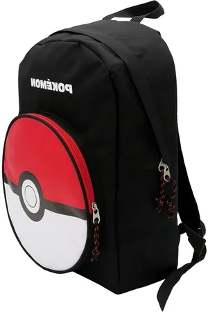 Merkloos Rugzak voor jongeren - Pokeball CP-MC-282-PK Zwart/bruin