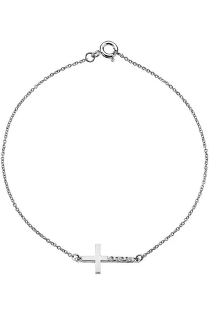 Hot Diamonds S.Sparkle Sideways Cross Bracelet