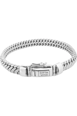 Jonline Citta Vithi Zilveren Ambachtelijke Buddha Armband model 3 maat XXL