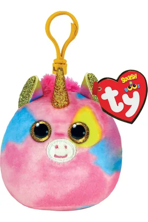 TY Squish a Boo Clips Fantasia Unicorn 8cm