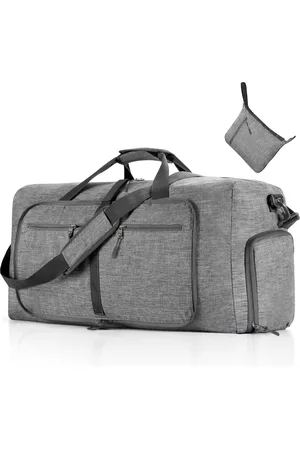 Merkloos Lichte opvouwbare reistas, grote sporttas voor dames en heren, met schoenenvak, duffle bag, sporttas voor reizen, gym, vakantie, overnachting, D ., Reistas