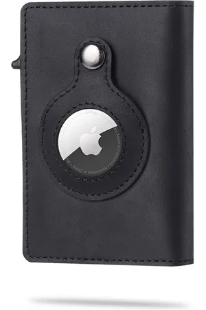 Merkloos Smarty Apple AirTag | Wallet Pasjeshouder | AirTag houder hoesje | Portemonnee heren dames | Creditcardhouder |
