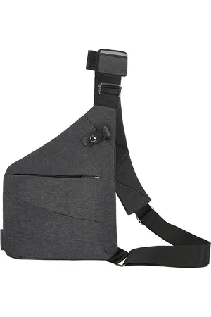 Merkloos Schoudertas - Mannen en Vrouwen - Bagpack - Waterafstotend - Reizen - Kleine Borst Zak - Slim Mini - Crossbody - Tas - Rechter schouder