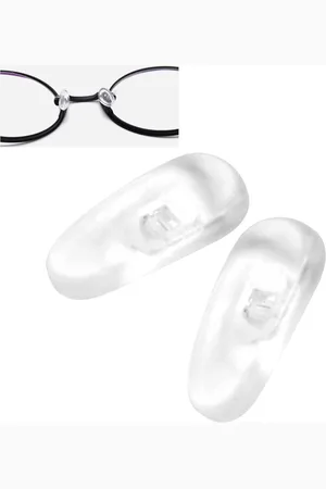 Merkloos Neuspads bril - zonnebril - siliconen - anti-slip - 6 stuks - EXCLUSIEF SCHROEVEN