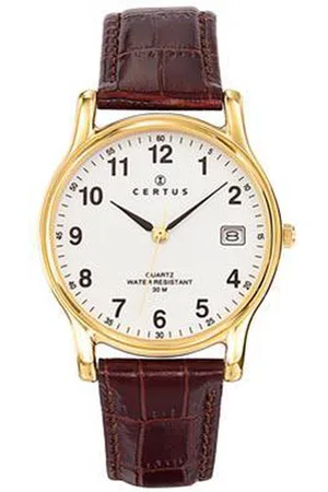 Certus 611235 goudkleurig herenhorloge 35 mm 30 meter