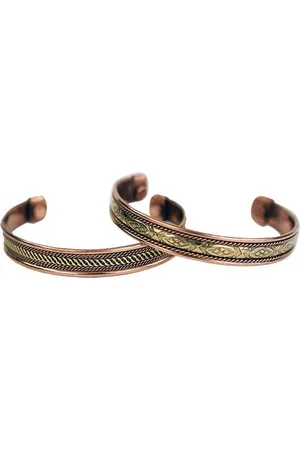 Yogi & Yogini Yogi naturals Armbanden magnetisch koper 2 stuks