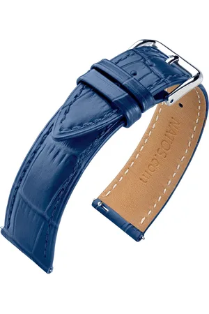 NATOS Kalfslederen Horlogebandje Alligator 24mm