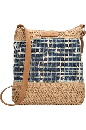 PE-Florence PE Florence Natural Life Schoudertas - Navy / Creme