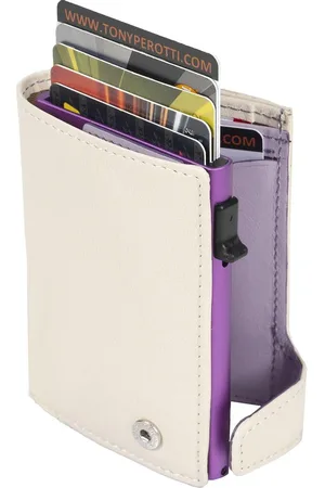 Tony Perotti Furbo RFID Creditcardhouder met papier- en kleingeldvak - container Roze