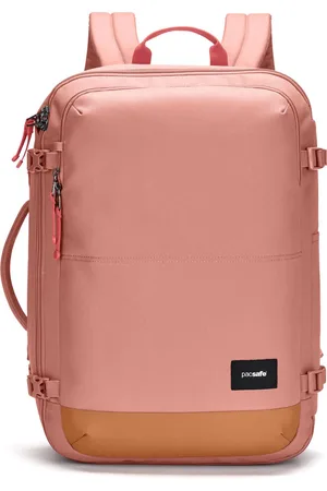 Pacsafe GO Carry-on Backpack - 34 L - Schoudertas - Geschikt als Handbagage - Waterafstotend - Op 2 Manieren te Gebruiken - RFID-blokkerend - Anti-diefstal - Gerecycled Polyester - Turn & Lock Security Hooks - Koffer