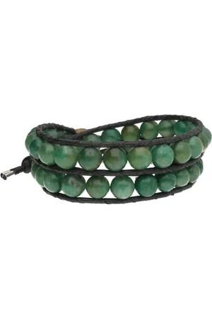 Bela Donaco Wikkel armband classic B8 - Afrikaanse Jade