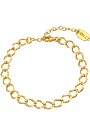 ARLIZI 2101 Armband grote rombo schakel - verguld - 20 cm