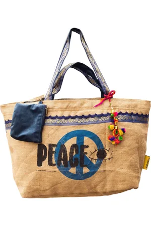 Mycha Ibiza Strandtas - weekendtas - handtas - rits - clutch - jute – handgemaakt -MycXL3