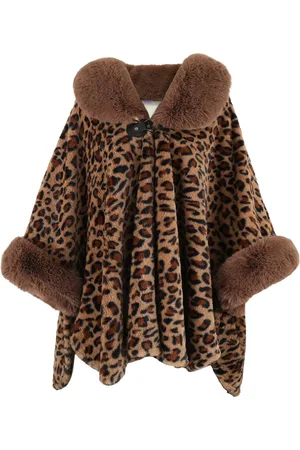 Emilie Scarves Poncho - omslagdoek - cape - panterprint - vest