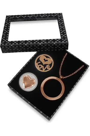 Silventi LOCKits Gift Set - 989900087 - Edelstalen Hanger met Ketting - Love & Hart Munt