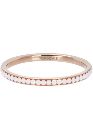 Ixxxi Invulring Zirkonia White Stone R02518 Goud, Zilver, of zwart (2MM)