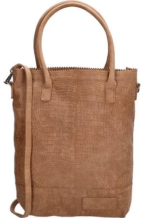 Zebra Trends Schoudertas Natural Bag Kartel rits Croco