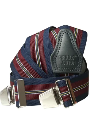 Pierre Mouton Bretel Klassiek - Bretels - Volwassenen - Heren - - 120cm - 3 brede clips - M - L