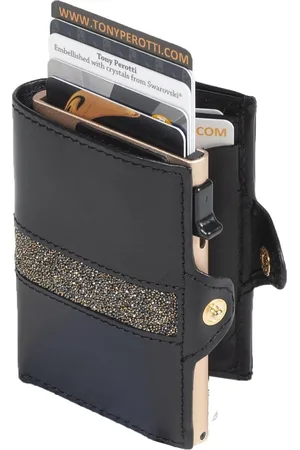 Tony Perotti Furbo Swarovski Crystal dames portemonnee met kleingeldvak