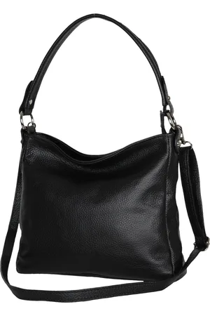 AmbraModa GLX35 - Italiaans handtas schoudertas crossbodytas van echt leer