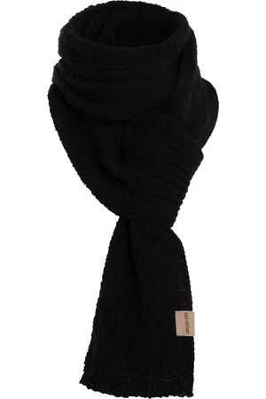 Knit Factory Haze Gebreide Sjaal Dames & Heren - Langwerpige sjaal - Rechte sjaal - Sjaal met eenvoudige knoopstuk - - 200x50 cm