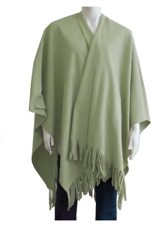 Boris Luxe omslagdoek/poncho - - 180 x 140 cm - fleece - Dameskleding accessoires