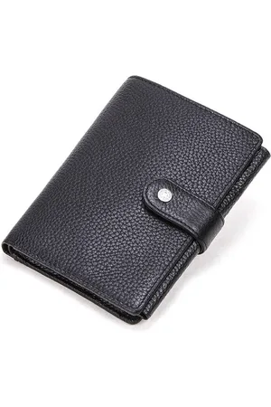 Contacts Leren portemonnee heren Crazy Horse Leather - portefeuille heren - mannen cadeautjes cadeau voor man - portemonnee heren pasjes houder - Top kwaliteit Leer