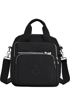 Merkloos Waterdichte nylon dames schoudertas - Modieuze kleine rugzak - Multifunctioneel voor reizen school winkelen dames rugzak