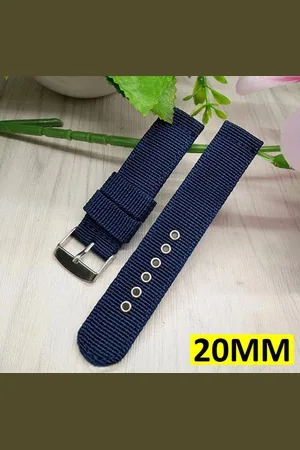Merkloos Geweven Horloge Band - Horlogebandje - Nato Strap - Universeel - 20MM