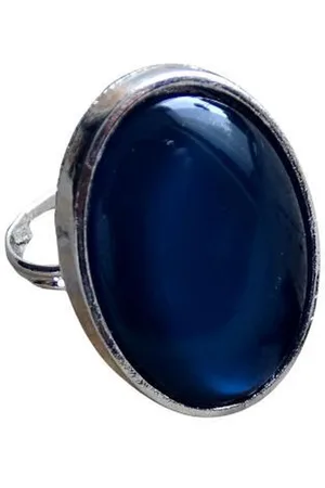 2 Love It Darkblue - Ring - Verstelbaar in maat - 18x25 mm