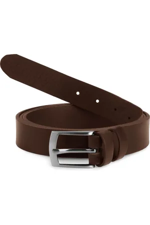 Ladeheid Herenriem - Riem - Broekriem - Verstelbaar - Leer - LA-EL-XXL - - 130 cm