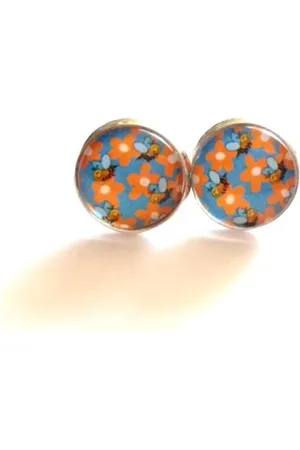 2 Love It Bijtjes - Oorbellen - - Geel - Oranje - Zwart - Wit