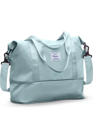 Merkloos Damestas, sportgymnastiek boodschappentas voor vrouwen, weekendtas, handbagage, strandtas, reistas, waterdichte bagagetas, uitbreidbaar, (a)