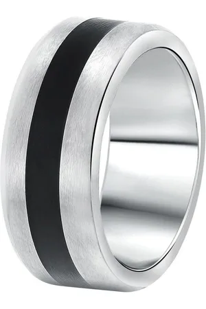 Lucardi Jongens - Kinder ring - Cadeau - Staal - Zilverkleurig