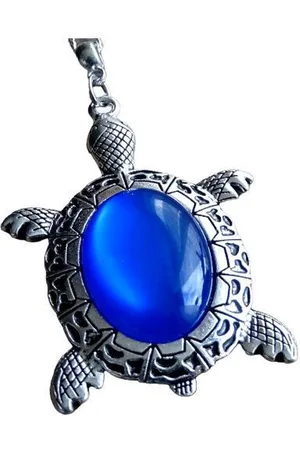 2 Love It Schildpad K Blue - Ketting - 46 cm lang
