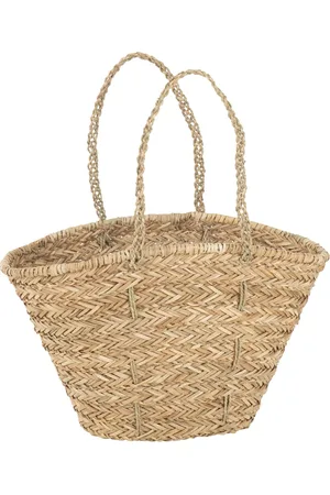 J-line Strandtas Lange Handvatten - jute