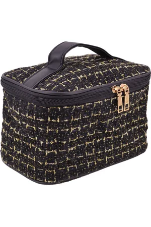 Fashion Favorite Toilettas / Make- up tas Tweed | 21 x 14,5 x 13,5 cm |