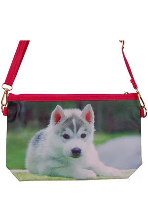 S.Y.W Schoudertasje Puppy - Liggend - 25x17cm