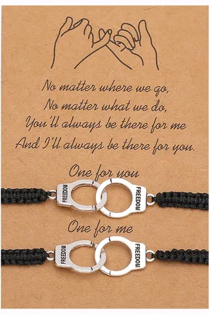 Bixorp Friends Vriendschapsarmbandjes voor 2 met Zilverkleurige - BFF ArmbandMeisjes - Best Friends Armband Vriendschap Cadeau voor Twee