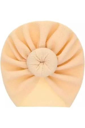 Akyol Baby Hoofdbanden Effen Katoen Tulband Hoofddeksels Voor Meisjes Spandx Stretchy Beanie Hoed Baby Haar Accessoires