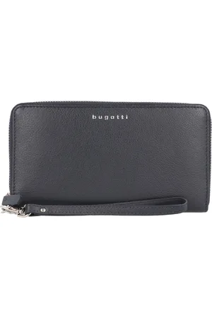 Bugatti Kaarthoes Lady Top Zip Around Wallet Blauw