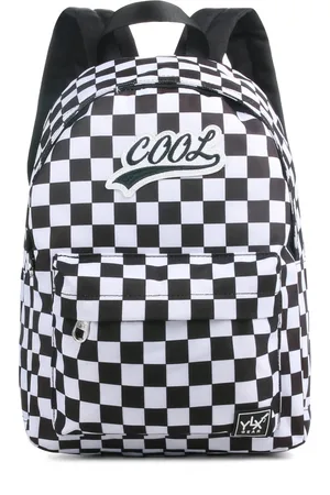 YLX Gear SALE: YLX Hemlock rugzak voor kinderen. , wit geblokt (jongen / meisje). Gemaakt van gerecyclede plastic flessen. Eco-vriendelijk. Rugzak - schooltas - jongen - meisje - geruit - Cool