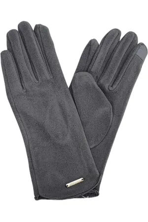 Merkloos Luxe Dames Handschoenen - Antraciet - (HH-43)