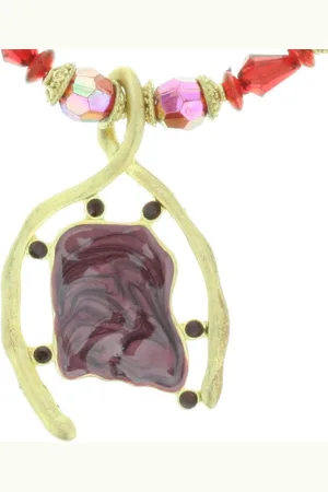 Behave Rode ketting met hanger