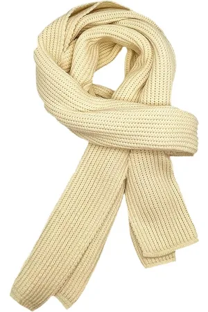 Merkloos Warme Herfst en Winter Sjaal, Unisex Pure Kleur Winter Neck Warm Breien Garen Sjaal