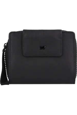 Braun büffel Braun Büffel Leren Portemonnee Capri Zip Wallet 8CS Zwart