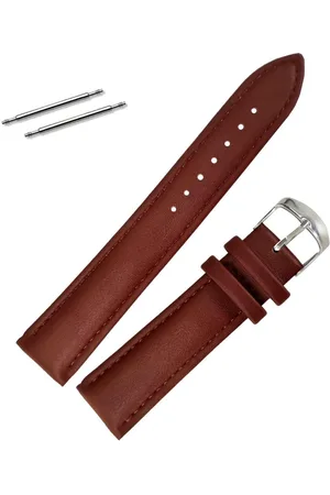 Fako Bijoux® Horlogebandje - Echt Leer - Super Soft - 18mm