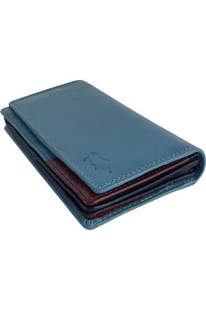 ARRIGO BELLO Portemonnee Dames • Portefeuille Dames • 5 kleuren Leer •