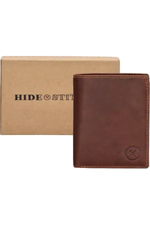 Hide & Stitches Japura Portemonnee - - 100% Leer